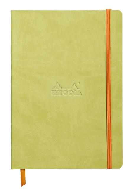 Rhodia Softcover Notebook - A5 - Anise Green - Dotted